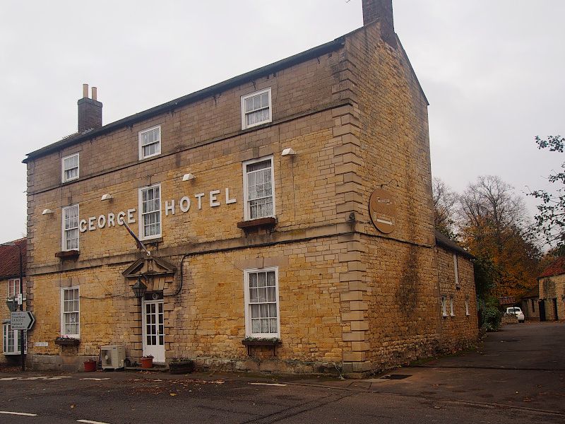 George Hotel at Leadenham. (Pub, External, Key). Published on 11-09-2018 