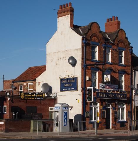 Millers Arms at Lincoln. (Pub, External, Key). Published on 01-01-1970