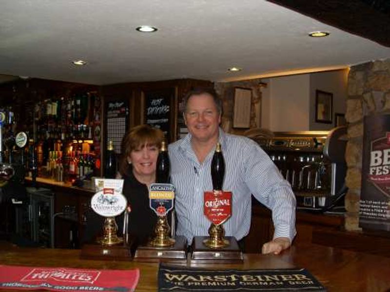 Ship-Caton-Kath & Paul at the Ship, Caton, March 2013-2013-03-24. (Pub, Publican). Published on 24-07-2013