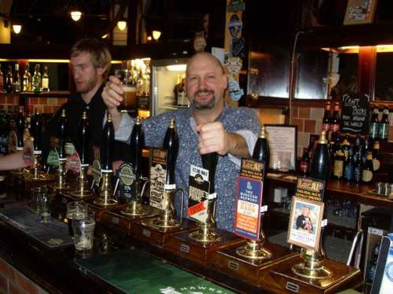 The dark ale lineup. (Pub). Published on 03-05-2014