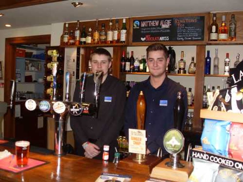 Tom & Adam (staff), Sandeman's Bar, Lancaster House Hotel, Lanca. (Pub, Publican). Published on 03-05-2014 