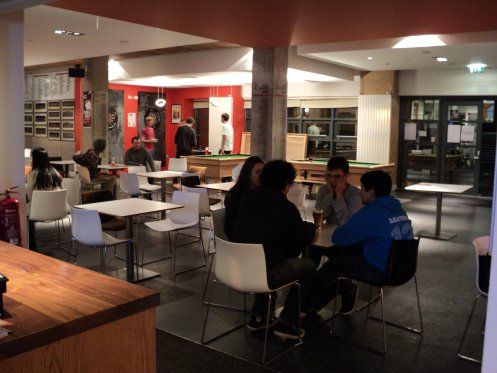 Fylde College Bar, Lancaster University--2013-10-06. (Bar). Published on 10-11-2013