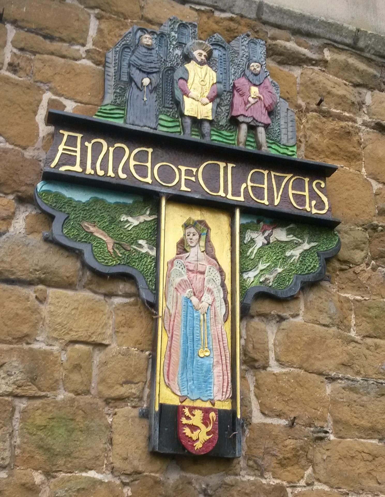 Anne of Cleves sign. (Sign). Published on 01-01-1970