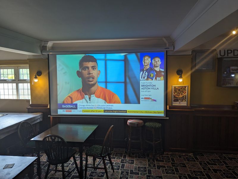 120" projection TV screen. Published on 04-05-2024