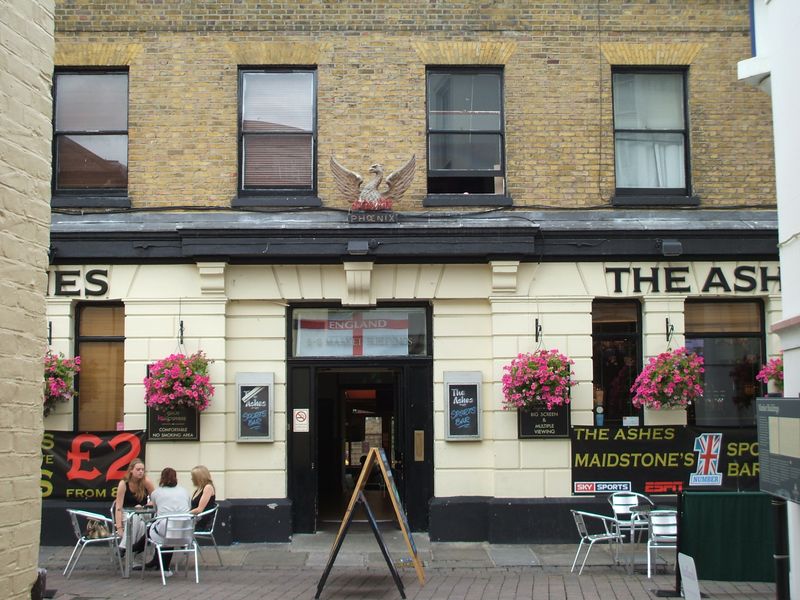 Ashes - Maidstone. (Pub, External, Key). Published on 25-04-2013
