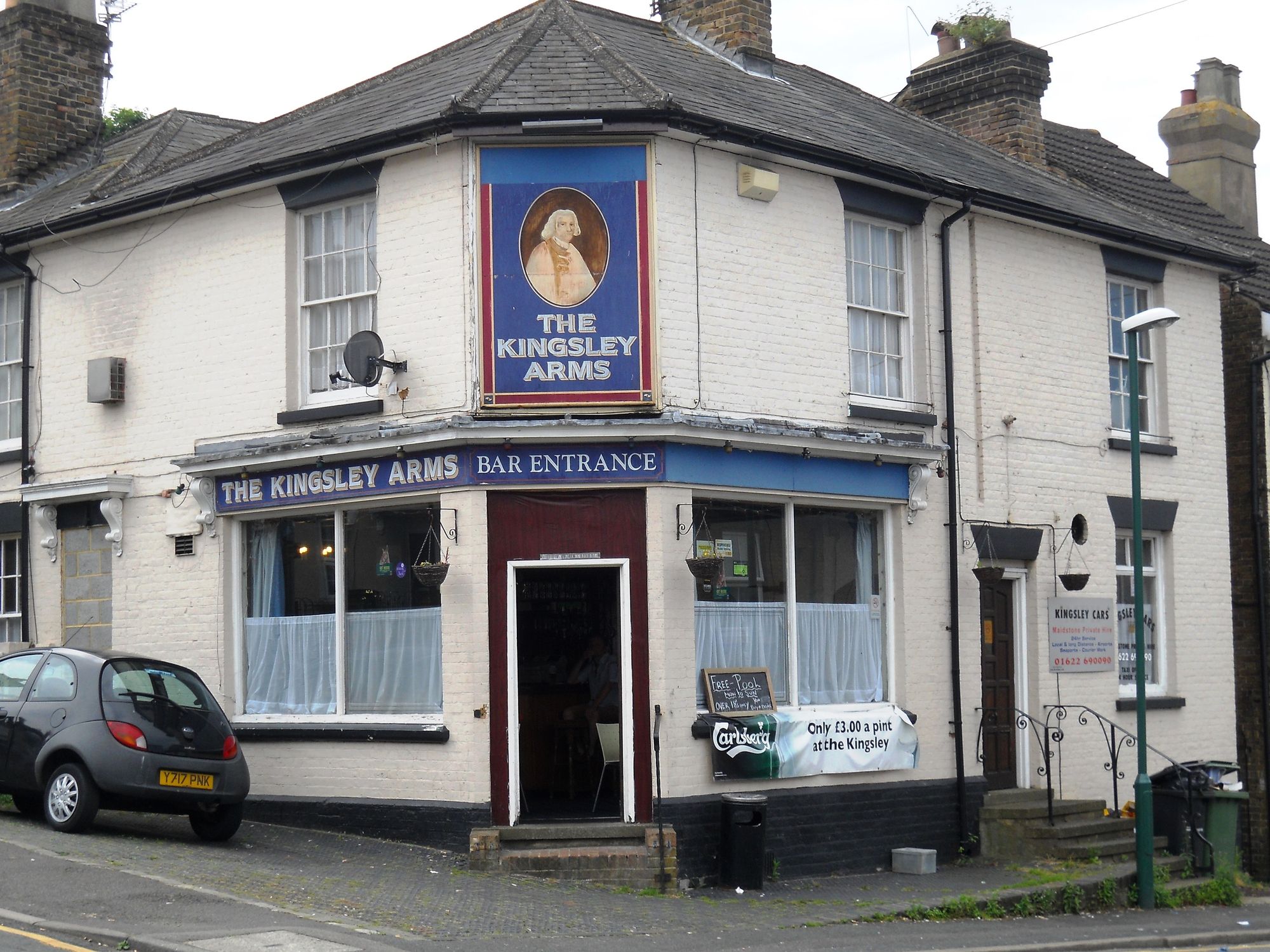 Kingsley Arms - Maidstone. (Pub, External, Key). Published on 09-06-2014