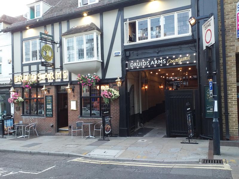 Druids Arms (evening) - Maidstone. (Pub, External). Published on 12-08-2019