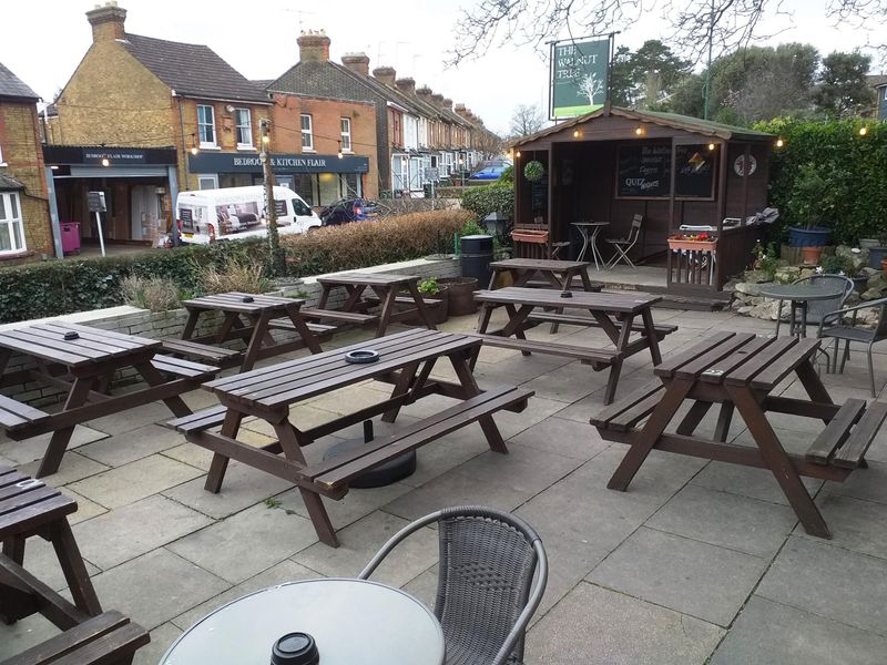 Walnut Tree (Patio)- Maidstone. (Pub, External, Garden). Published on 10-03-2022 