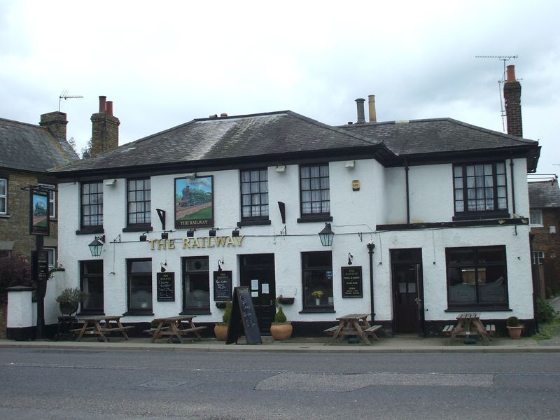 Railway - Wateringbury. (Pub, External, Key). Published on 05-05-2013