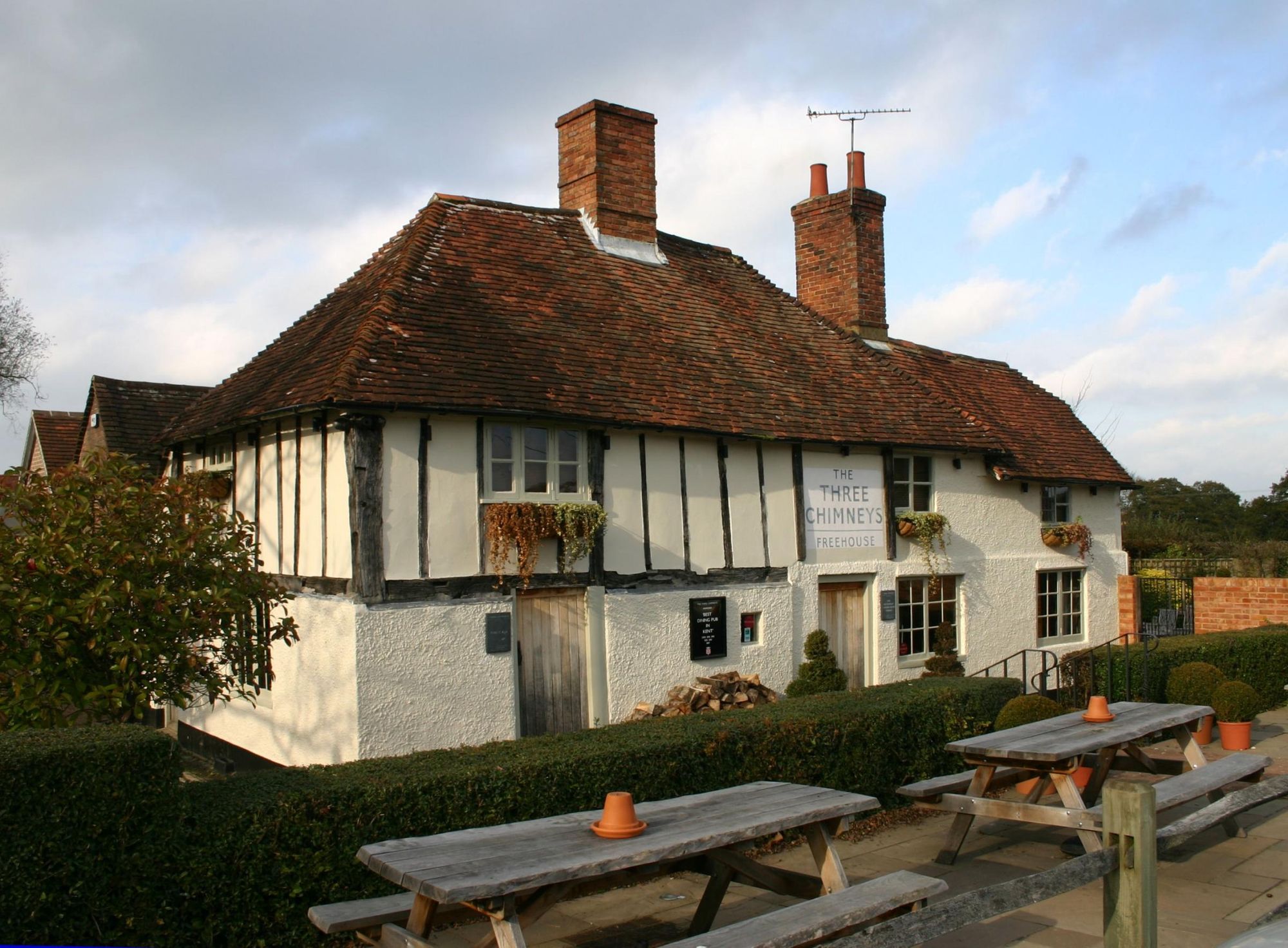 Three Chimneys - Biddenden. (Pub, External, Key). Published on 03-11-2017