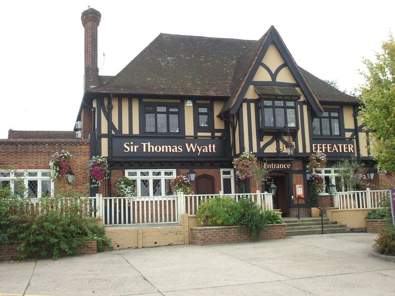 Sir Thomas Wyatt - Allington. (Pub, External, Key). Published on 17-04-2013