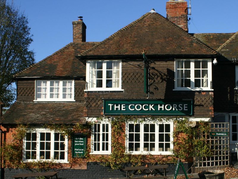 Cock Horse-Detling (1). (Pub, External, Sign, Key). Published on 20-11-2017