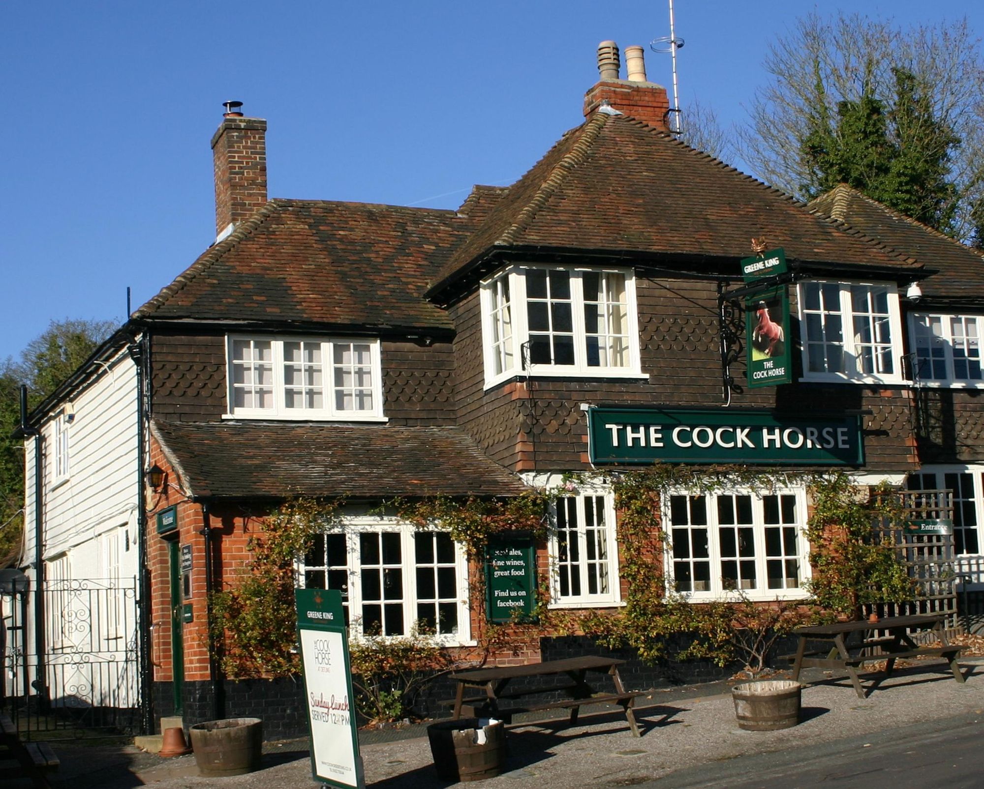 Cock Horse-Detling (2). (Pub, External, Sign). Published on 20-11-2017