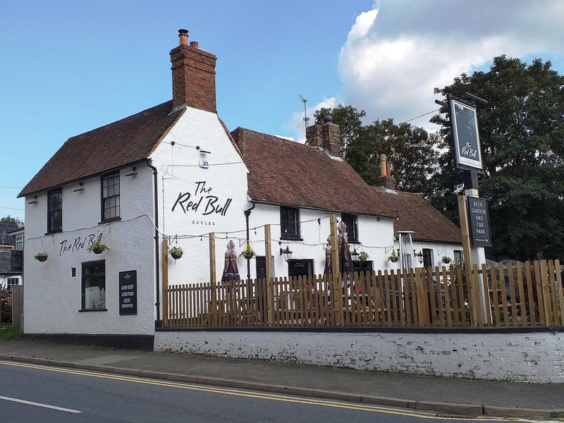 Red Bull - Eccles. (Pub, External, Sign, Key). Published on 19-09-2021