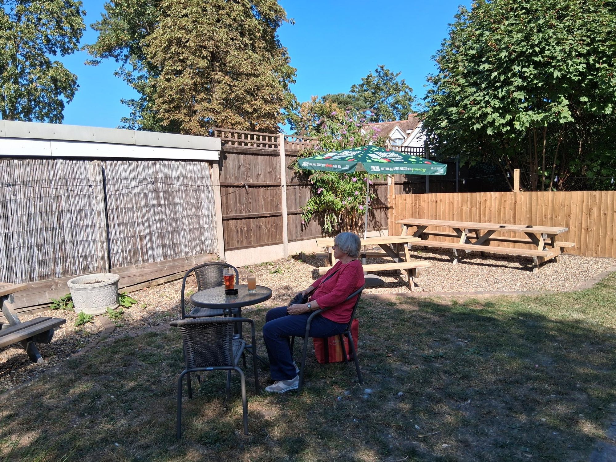 Monk's Head (garden seating) - Larkfield. (Pub, External, Garden). Published on 27-08-2025