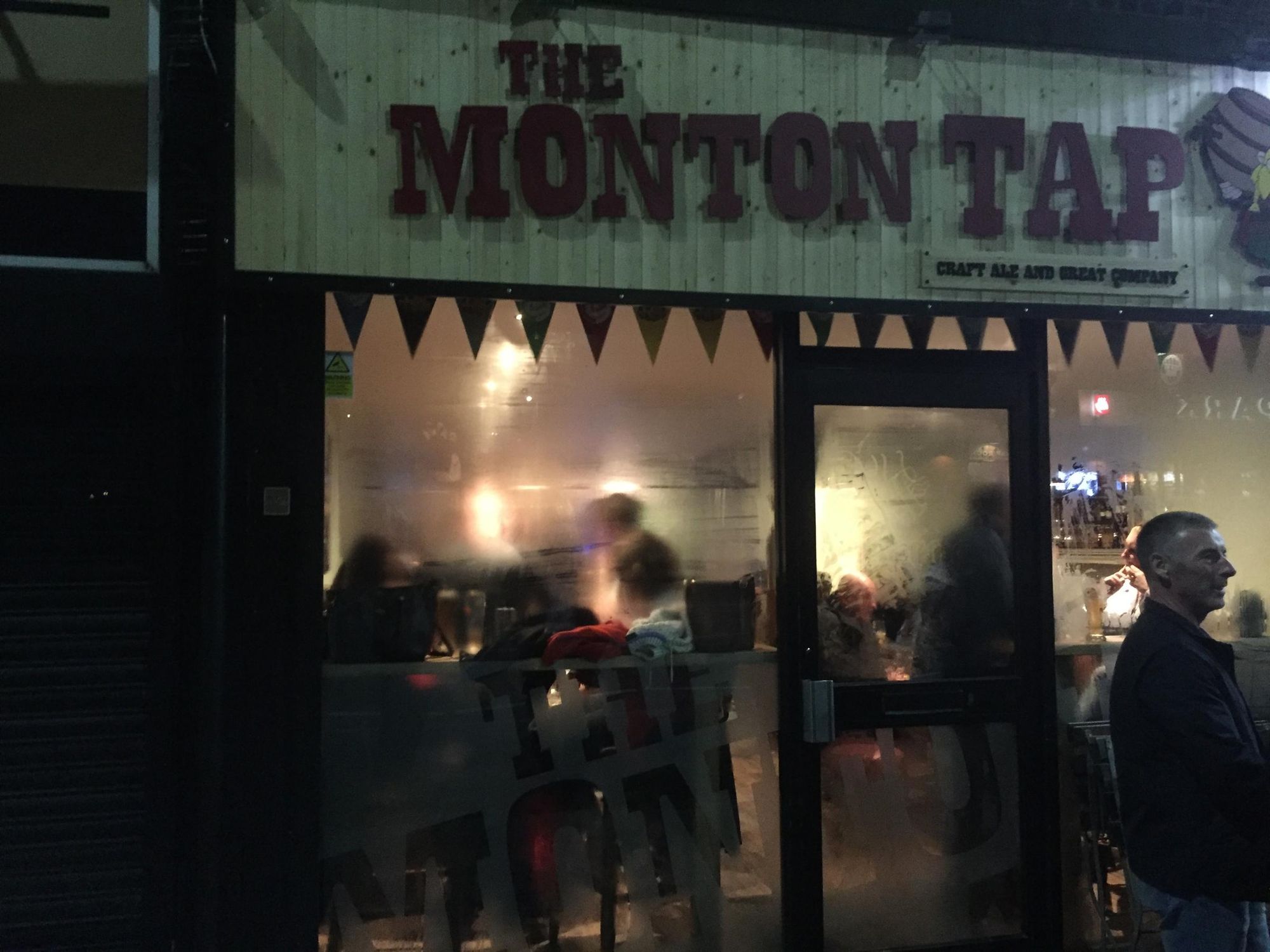 The Monton Tap on opening night. (Pub, External). Published on 26-04-2018
