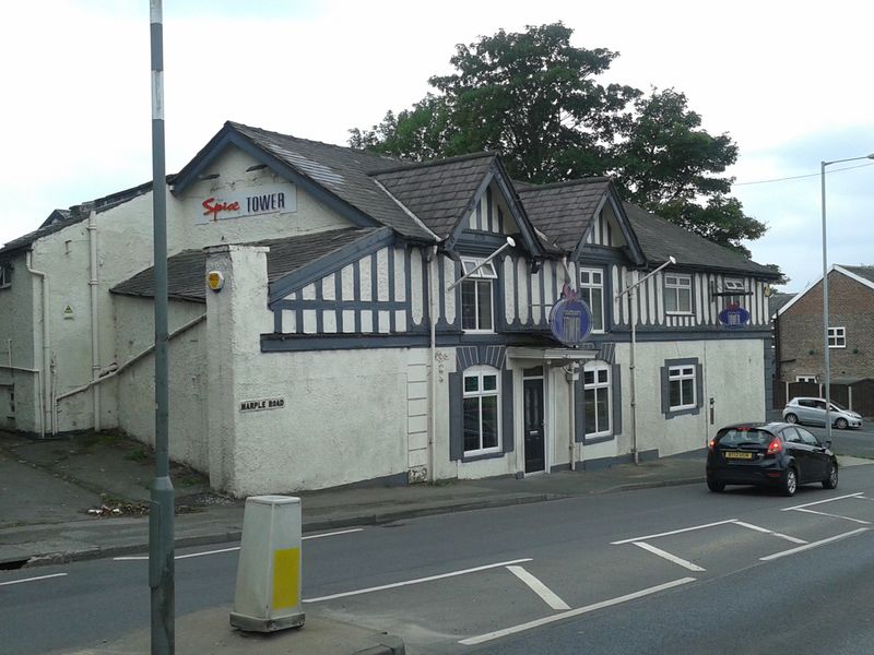 Wrights Arms as Spice Tower - Offerton. (Pub, External). Published on 08-08-2014