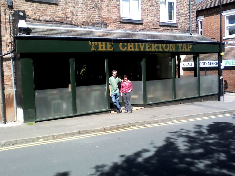 Chiverton Tap with owners - Cheadle Hulme 2017. (Pub, External). Published on 03-06-2015