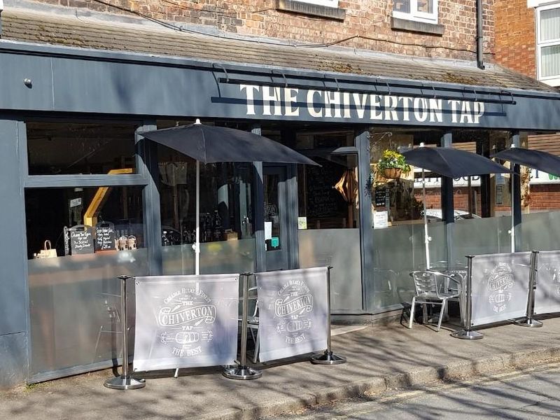 Cheadle Hulme - Chiverton Tap exterior 2021-04. (Pub, External, Key). Published on 27-04-2021