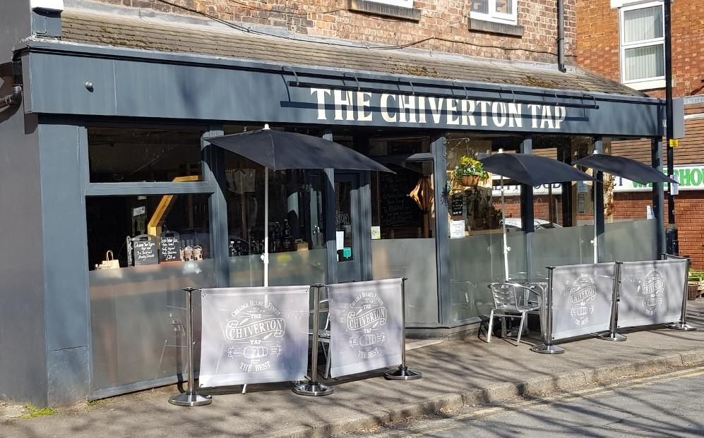 Cheadle Hulme - Chiverton Tap exterior 2021-04. (Pub, External, Key). Published on 27-04-2021