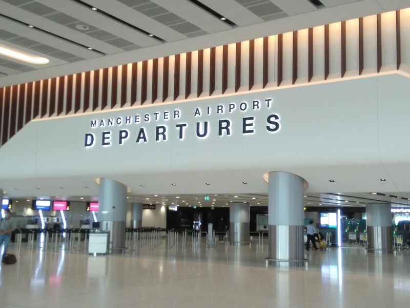 Manchester Airport - Spinning Jenny, site of 2021 11 12. (Pub, External, Key). Published on 13-11-2021