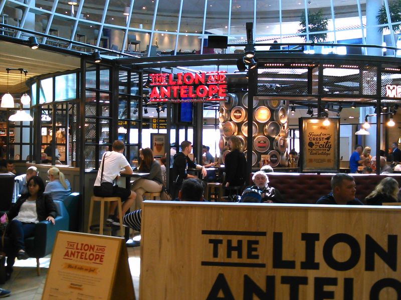 Lion and Antelope - Manchester Airport. (Pub, External, Key). Published on 24-06-2015