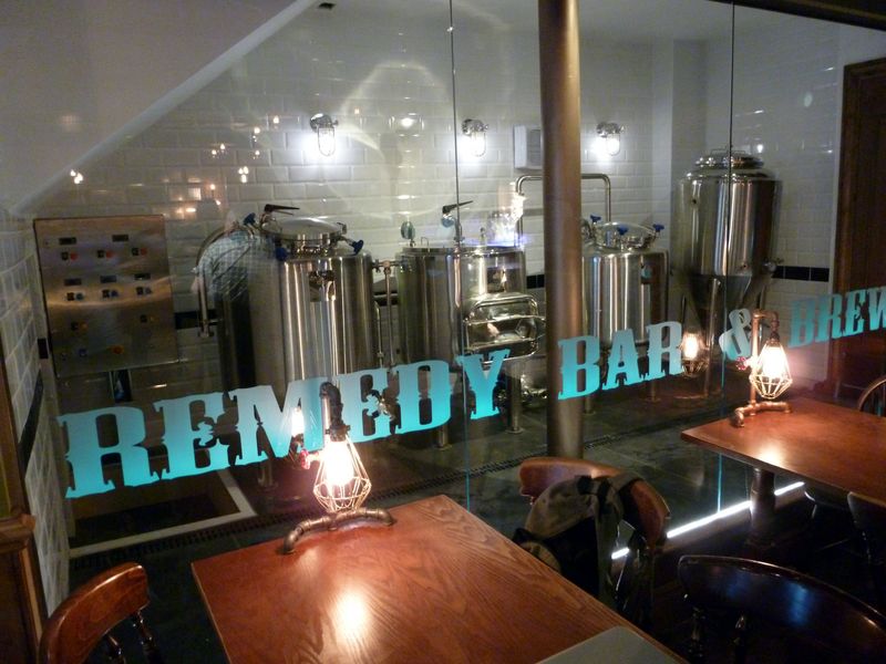 Remedy Bar & Brewhouse brewery - Stockport 2015. (Pub, Bar). Published on 20-12-2015
