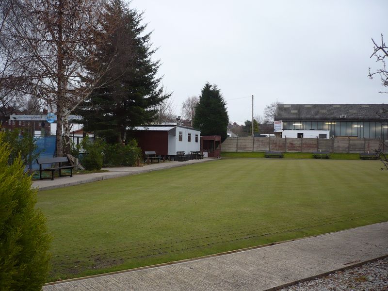 Cheadle Heath - LMRCA Railway Club, bowling green. (Pub, External). Published on 06-12-2016 