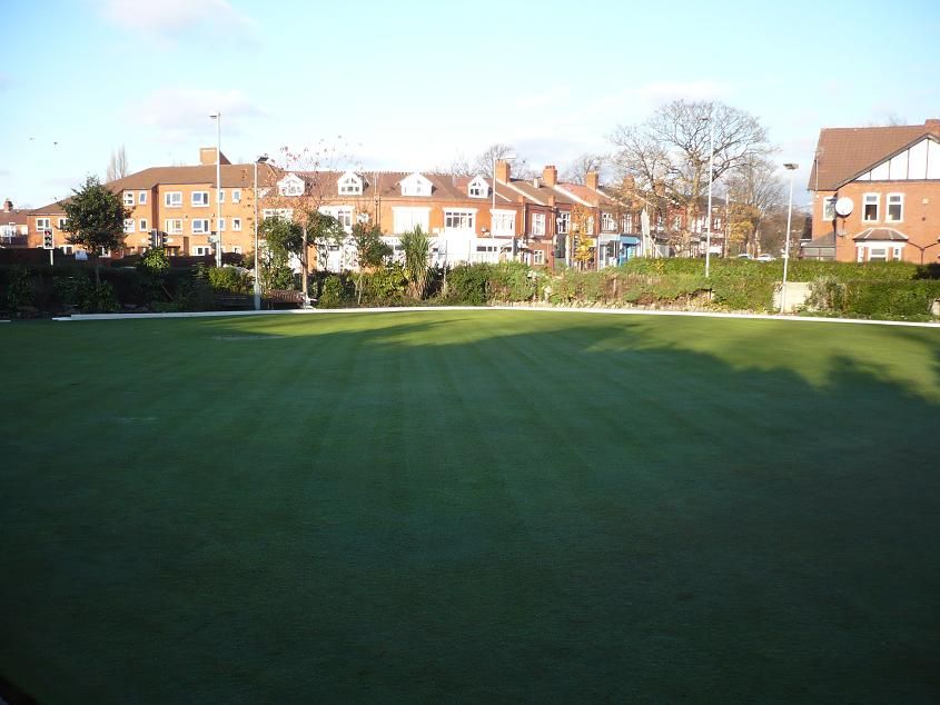 Levenshulme - Beech House Bowling & Social Club bowling green. (Pub, External). Published on 25-11-2016