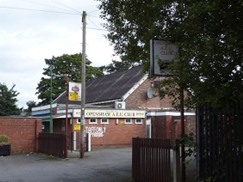 Openshaw - Openshaw A.E.U. Club & Institute. (Pub, External, Key). Published on 18-09-2017 
