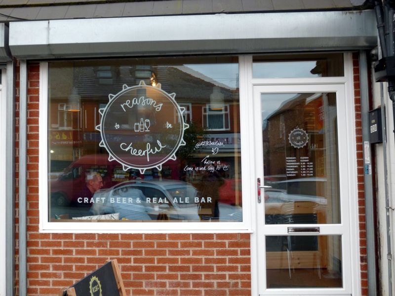 Reasons to be Cheerful - Burnage 2017 02 17. (Pub, External). Published on 17-02-2017