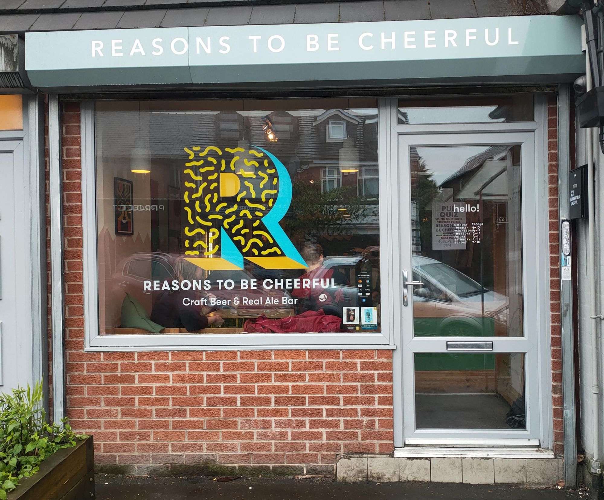 Burnage - Reasons to be Cheerful 2024 06 15. (Pub, External, Key). Published on 18-06-2024