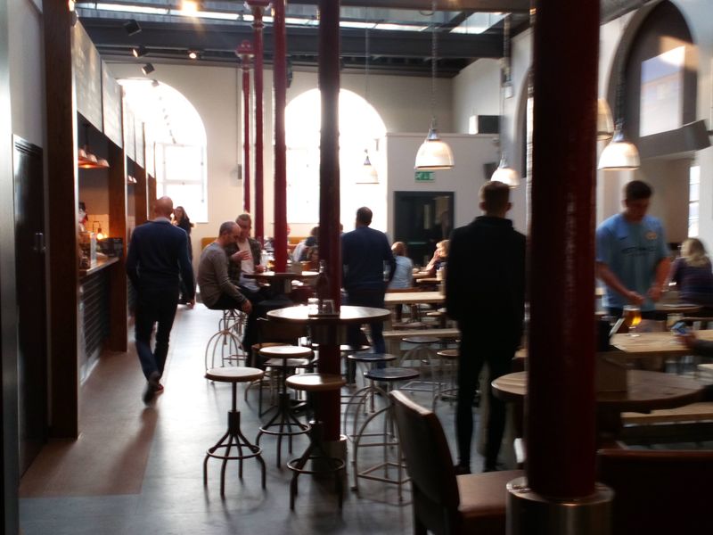 Produce Hall interior - Stockport 2019. (Pub, Bar). Published on 17-04-2019