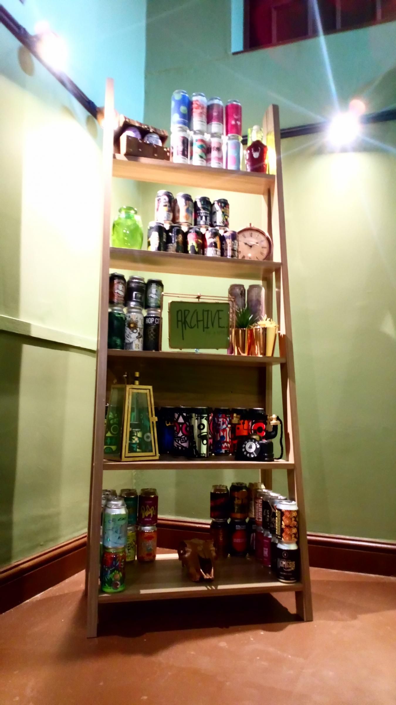 Cheadle Hulme - Archive Bar & Bottle bottle display 2019. (Pub, Bar). Published on 16-06-2019