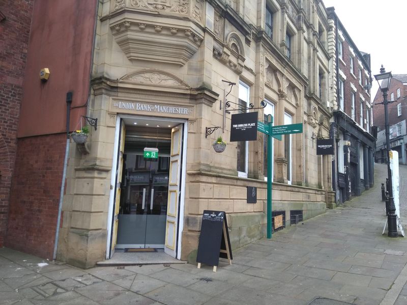 Stockport - This Godless Place 2022 02 07. (Pub, External, Key). Published on 07-02-2022