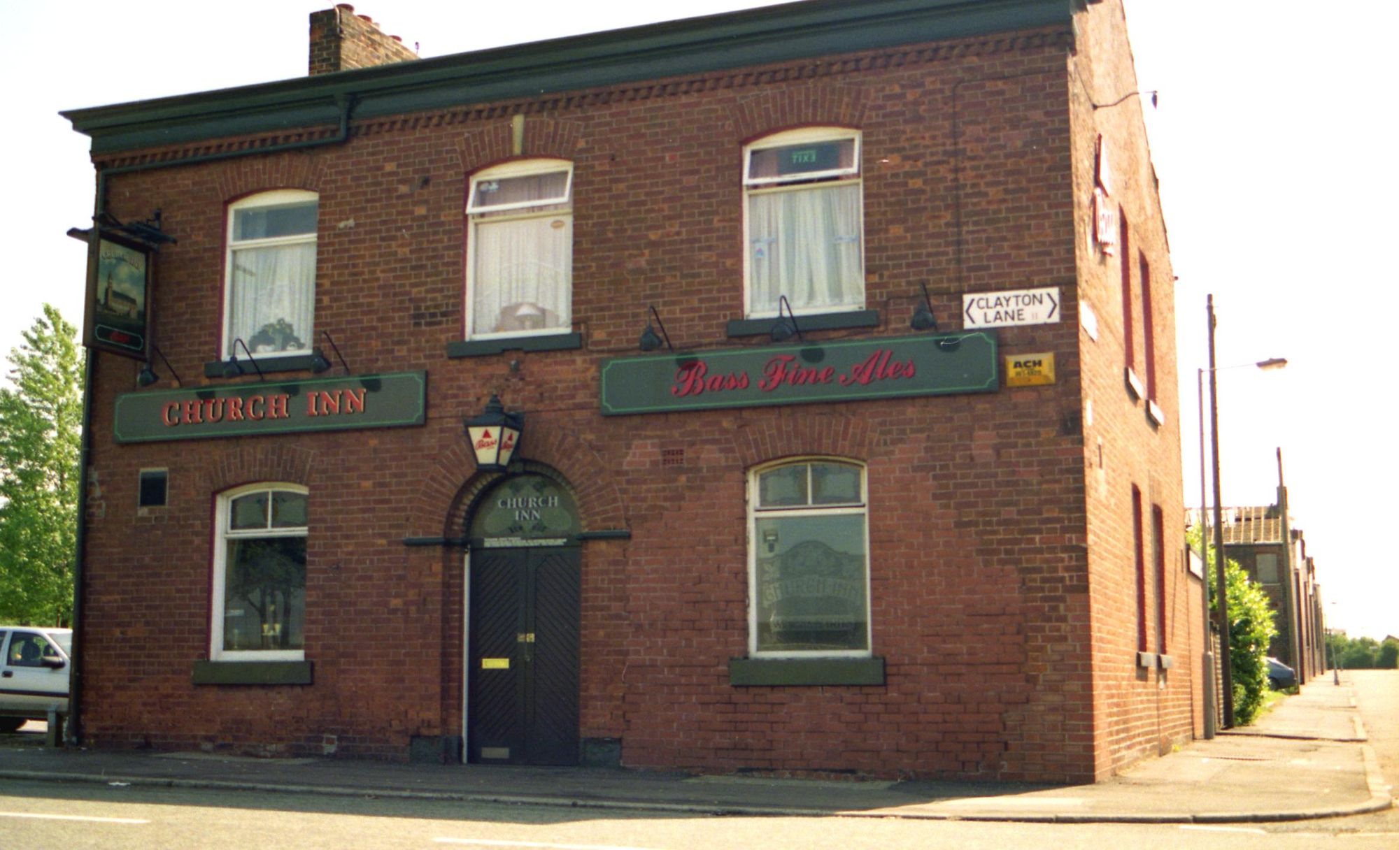 Clayton - Church Inn 1991. (Pub, External, Key). Published on 26-12-2024