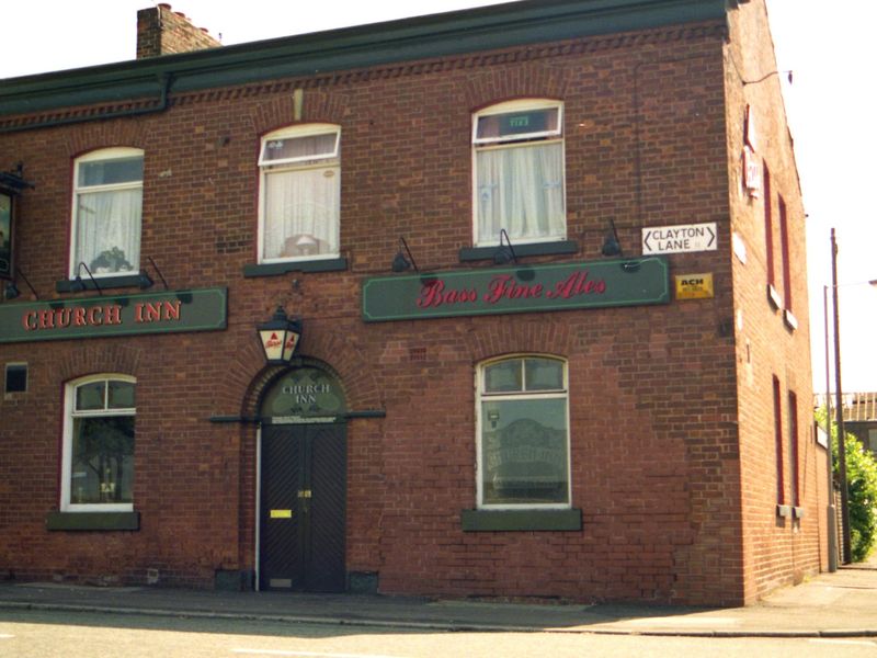 Clayton - Church Inn 1991. (Pub, External, Key). Published on 26-12-2024 
