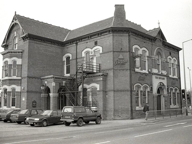 Gorton - Midland Hotel 1990. (Pub, External, Key). Published on 30-12-2024 