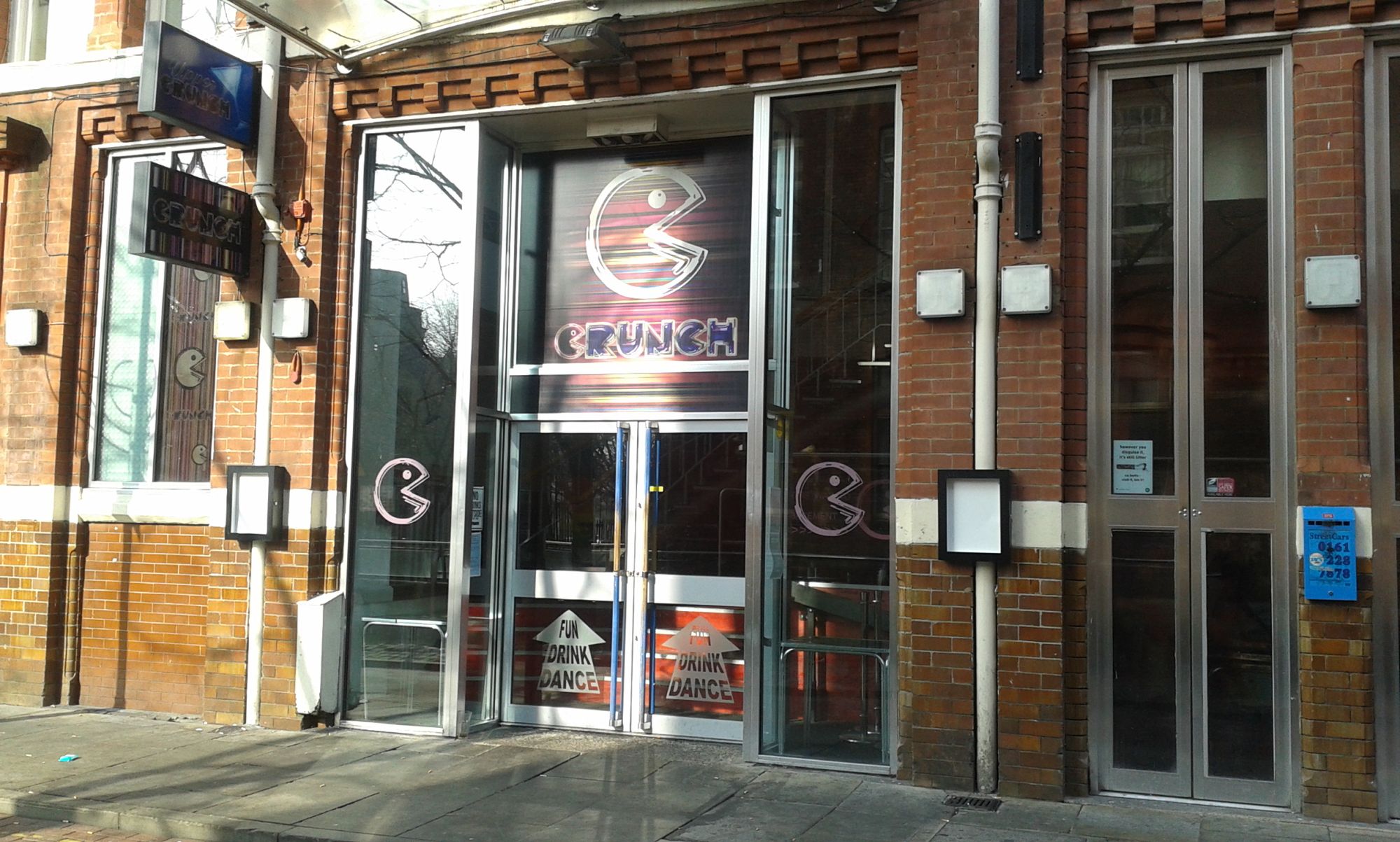 Crunch - Manchester. (Pub, External, Key). Published on 12-05-2013