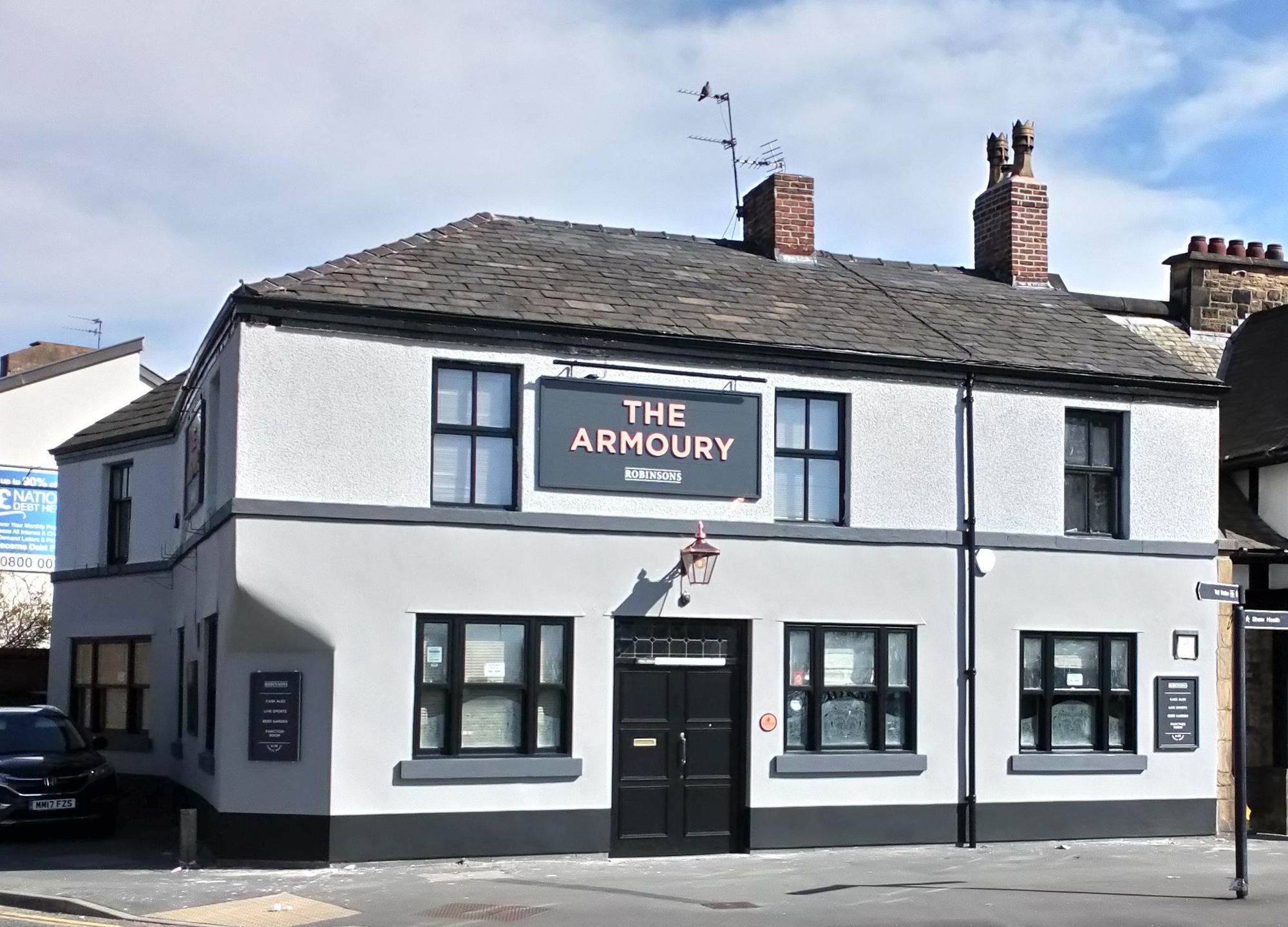 Edgeley - Armoury 2020. (Pub, External, Key). Published on 15-04-2020