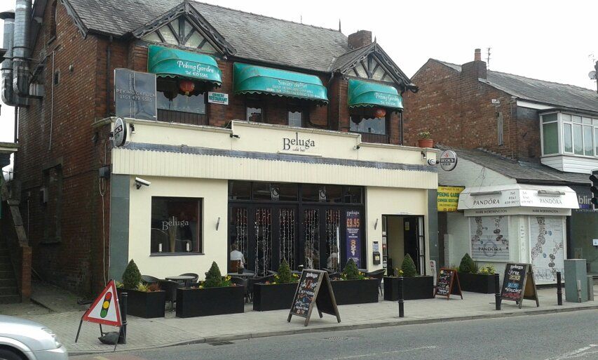 Beluga Cafe Bar - Bramhall 2011 03 26. (Pub, External). Published on 26-03-2011