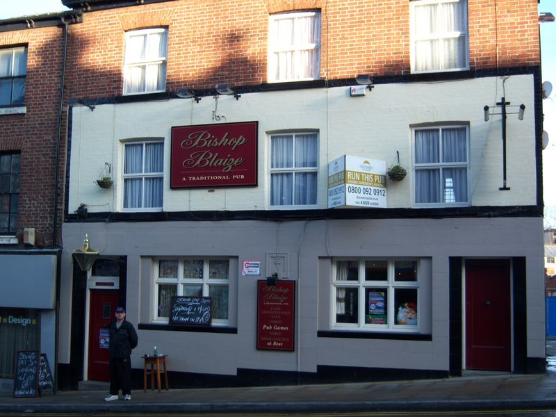 Bishop Blaize - Stockport 2007-12-23. (Pub, External, Key). Published on 23-12-2007