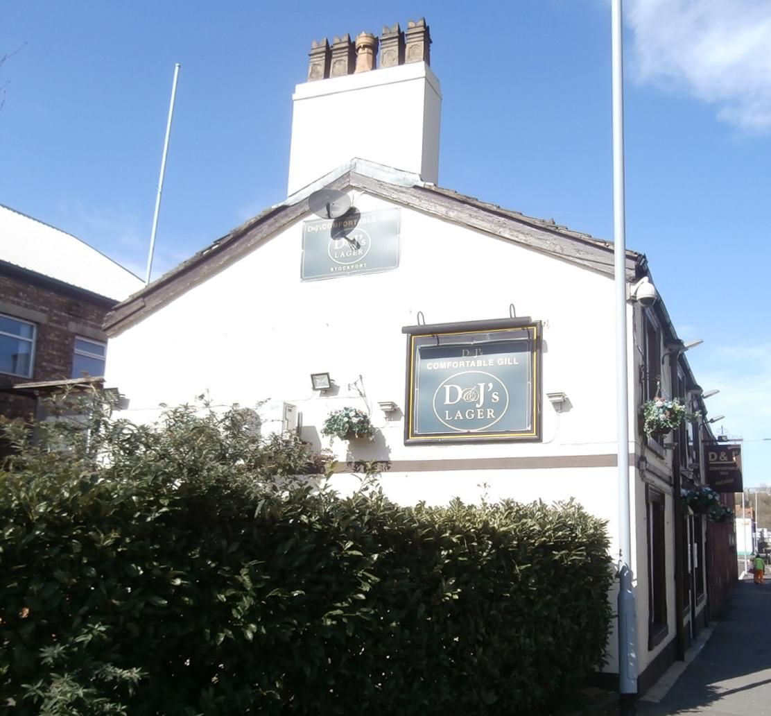 Edgeley - Comfortable Gill 2020. (Pub, External, Sign). Published on 16-04-2020