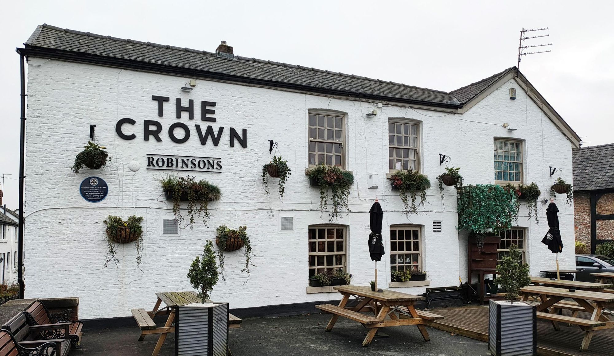 Heaton Mersey - Crown 2025. (Pub, External, Key). Published on 17-02-2025