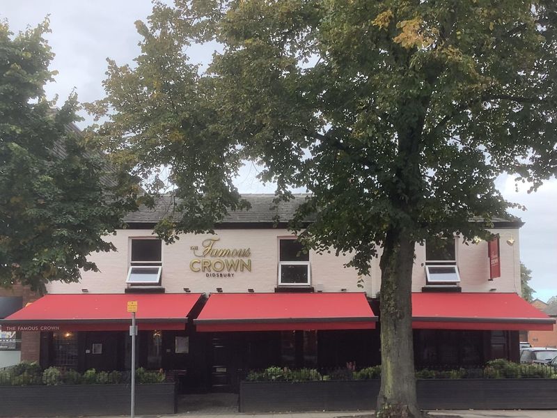 Didsbury - Famous Crown 2022 10 02. (Pub, External, Key). Published on 08-10-2022