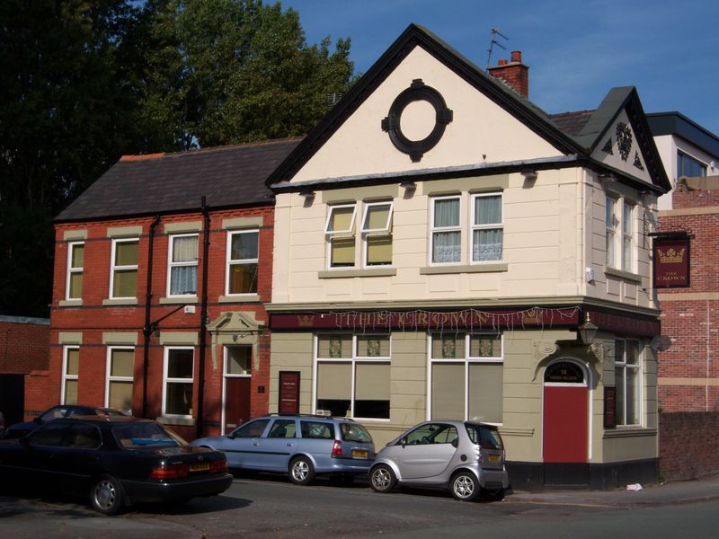 Crown (Hillgate) - Stockport. (Pub, External, Key). Published on 20-09-2008