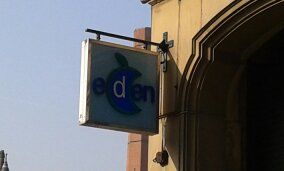 Eden sign - Manchester. (Pub, Sign). Published on 12-05-2013