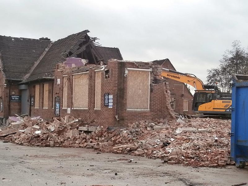 Reddish - Fir Tree - Demolition 2020-12-13. (Pub, External). Published on 22-12-2020