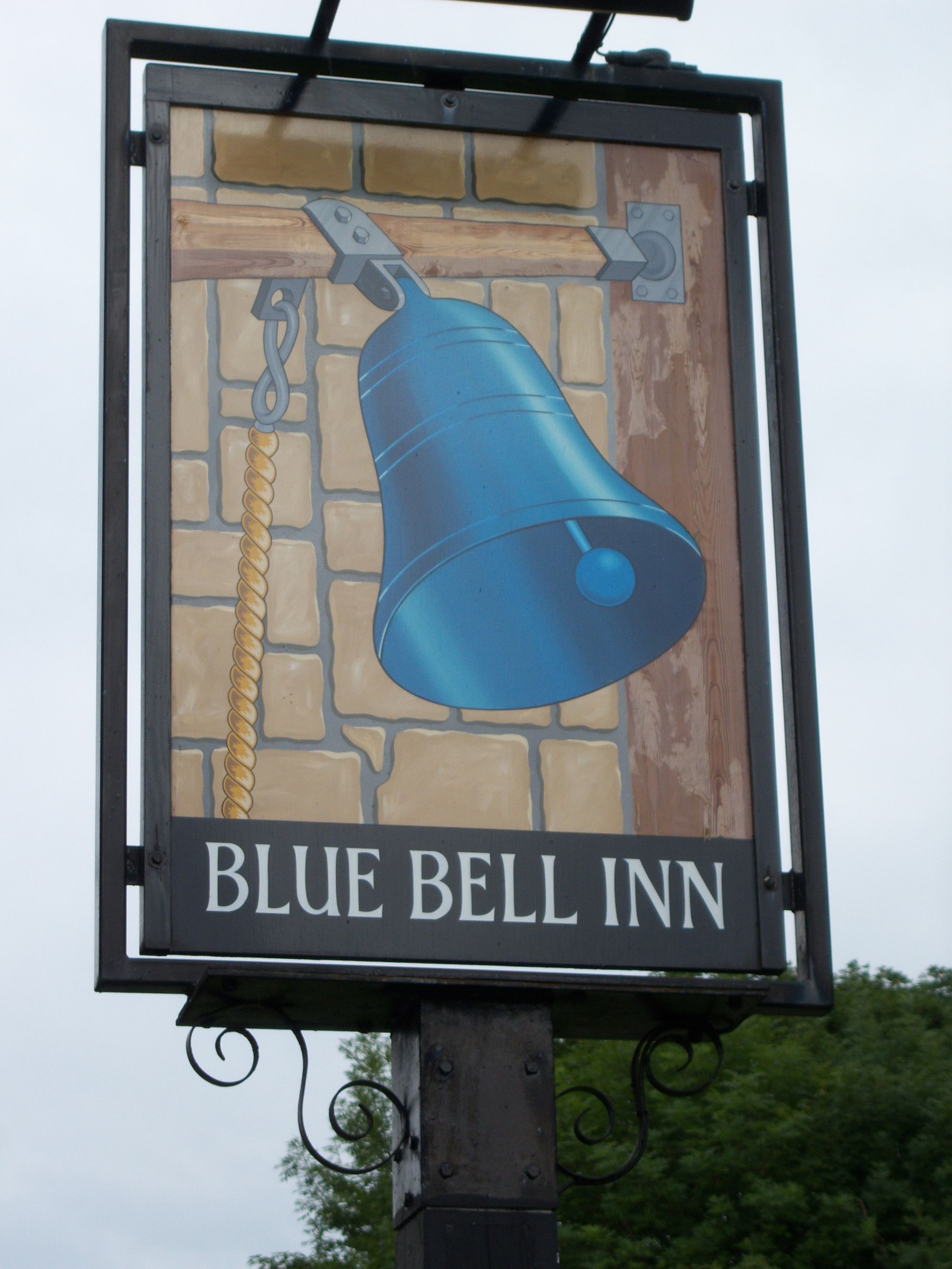 Blue Bell sign - Levenshulme. (Pub, Sign). Published on 13-07-2009