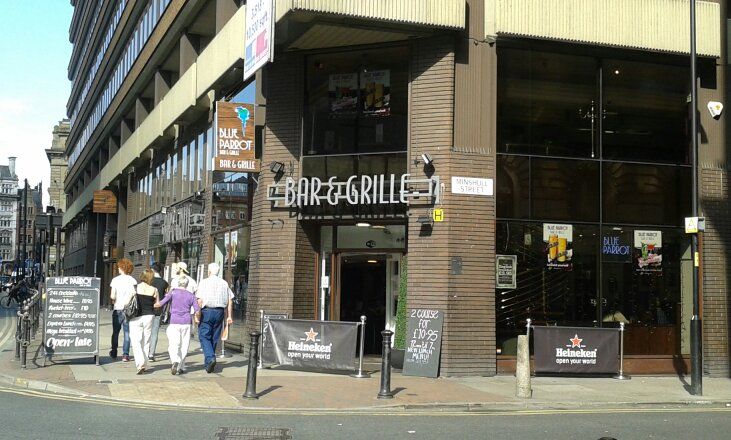 Blue Parrot - Manchester. (Pub, External, Key). Published on 07-06-2013